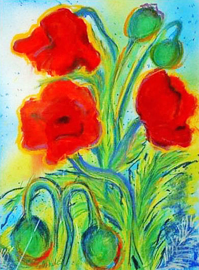 «Три маки». 2007. Полотно, олія